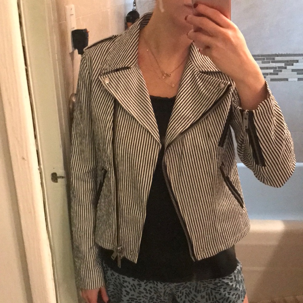 NWOT Club Monaco Striped Jacket - Picture 8 of 8